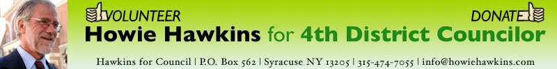 Howie Hawkins for 4th District Councilior